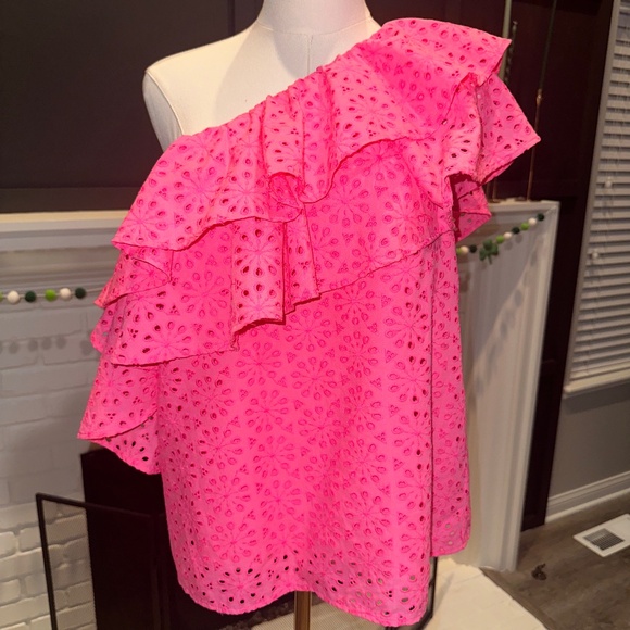 Lilly Pulitzer Ruffle Top - Picture 1 of 7